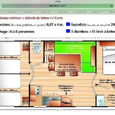 Mobilhome Alsace 6 Personnes B023 Proximite Europapark Et Rulantica Boofzheim